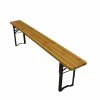 2 Meter Wooden Benches - Folding Legs - BE Furniture Sales