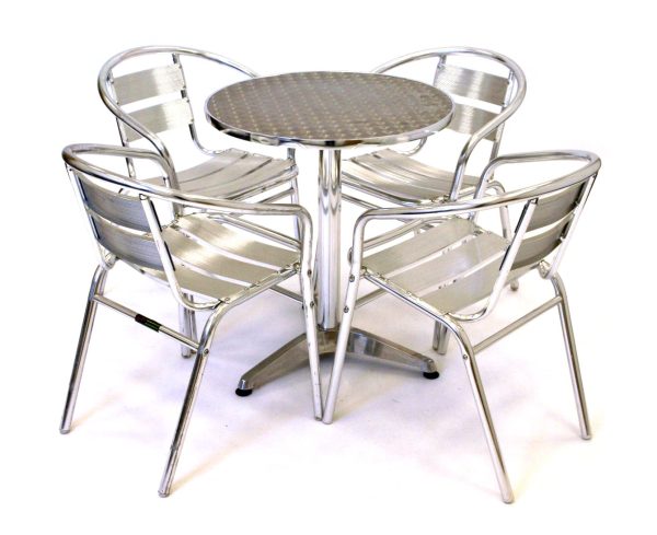 Aluminium Cafe Set - Cafe's, Bistro & Home Garden - BE Furniture Sales