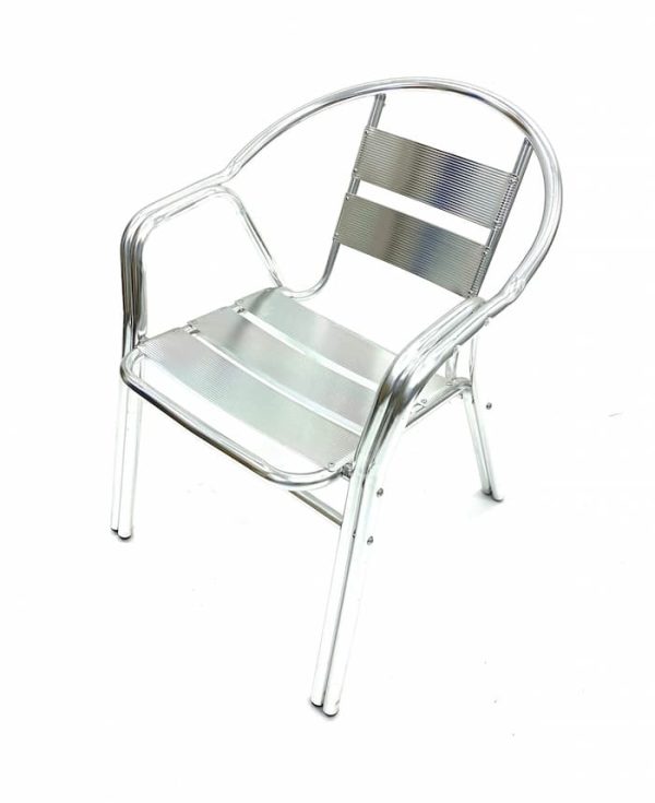 Aluminium Chair with Double Leg - Commercial & Home Use - BE Furniture Sales