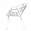Aluminium Double Leg Chair - Side View - BE Furniture Sales