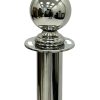 BS-16-Q Post 3 Cafe Barrier Upright Posts