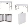 HY-Z122A-1 4ft Folding Plastic Table