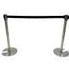 LG-18-D Black 2 Retractable Stretch Barrier Black Webbing