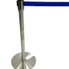 LG-18-D Blue 1 Retractable Stretch Barrier Blue Webbing