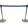 LG-18-D Blue 2 Retractable Stretch Barrier Blue Webbing