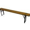 Ex Hire Wooden Folding Benches