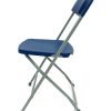 Sam-03B 2 Blue Samsonite Chairs