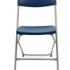 Sam-03B 3 Blue Samsonite Chairs