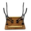 Square Varnished Table Desk Square Varnished Table Desk