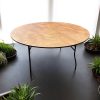 5ft6 Round Varnished Banquet Table 5ft6 Round Varnished Banquet Table - BE Furniture Sales