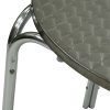 YB-121RR Aluminium Table 3 70cm Aluminium Round Stacking Table