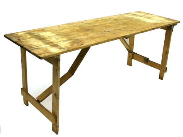 Wooden Trestle Tables
