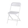 white folding chairs White Folding Samsonite Chair - Event Venue, Schools - BE Furniture Sales
