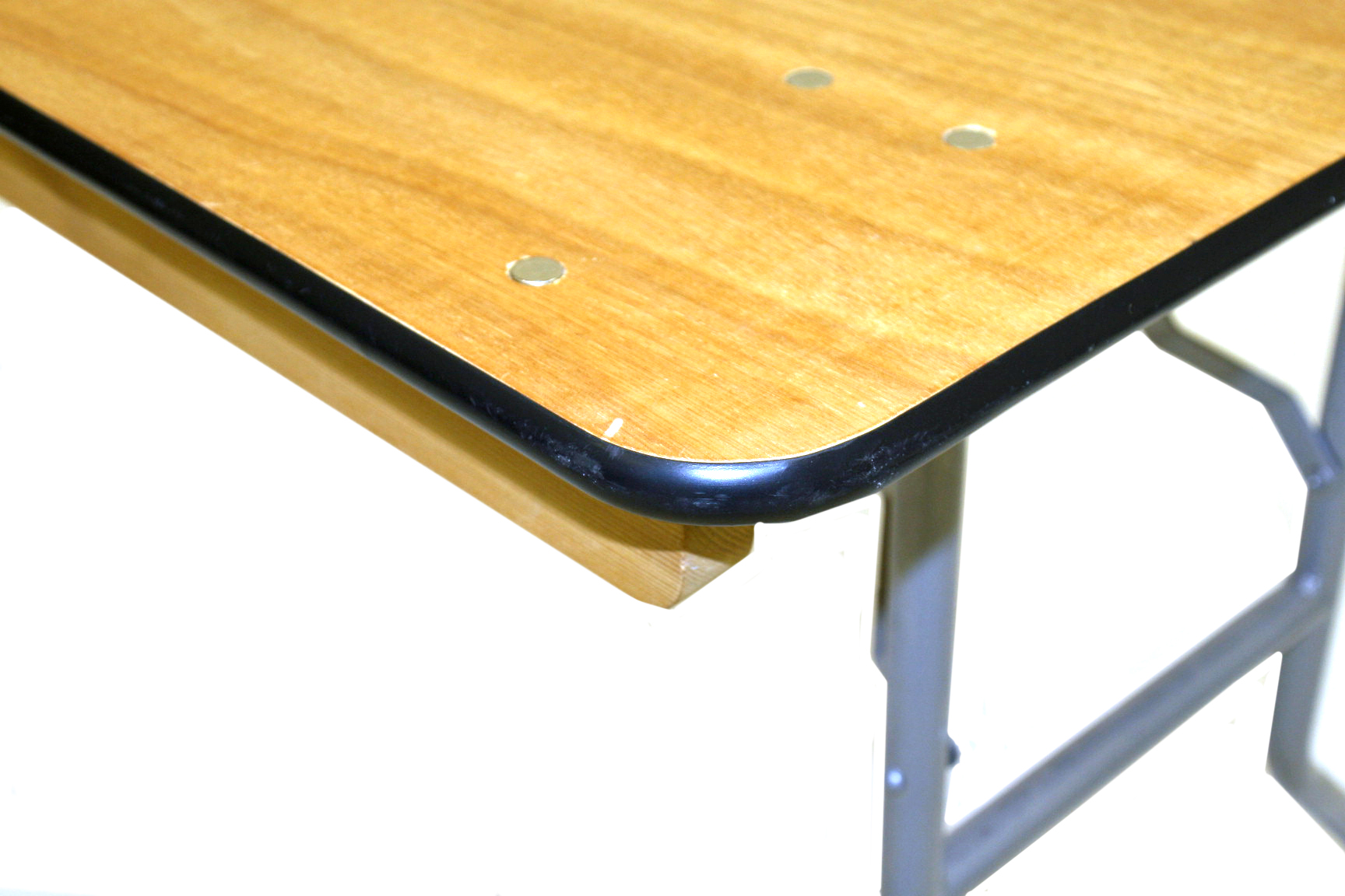 Varnished Trestle Tables measuring 4' x 2'6"., BE Event Hire