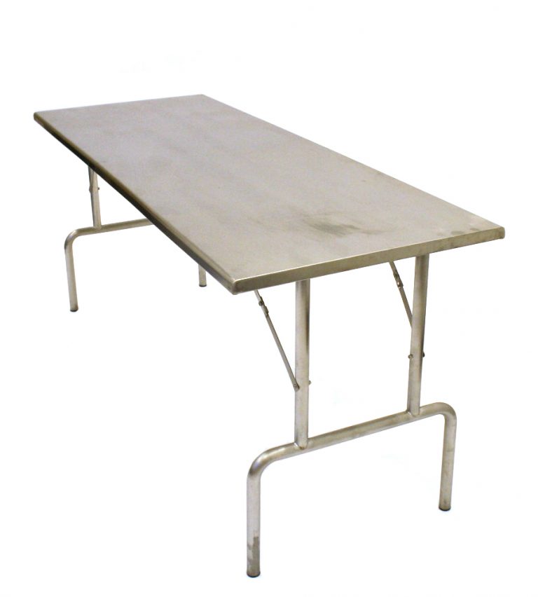 Stainless Steel Catering Trestle Table - 6' x 2'3" - BE Furniture Sales