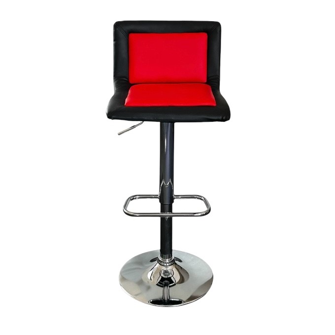 Red & Black Leather Bar Stools Red & Black Leather Bar Stools