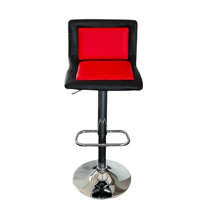 Red & Black Leather Bar Stools Red & Black Leather Bar Stools