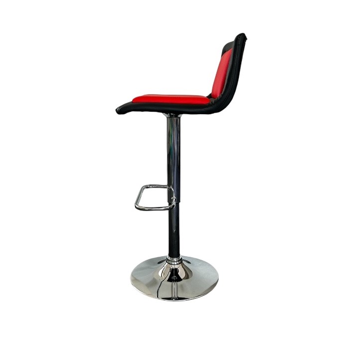 Red & Black Leather Bar Stools Red & Black Leather Bar Stools