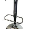 SM-5125 Red Stool 4 Red & Black Leather Bar Stools