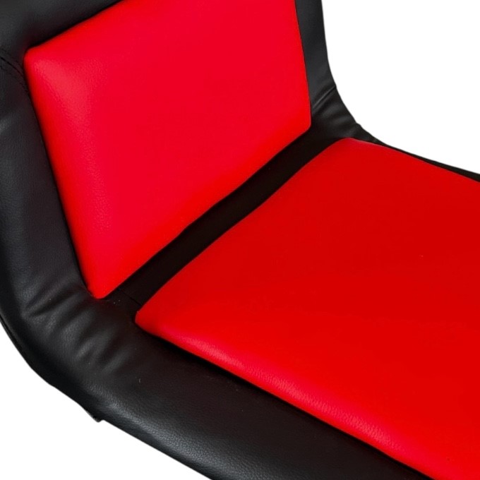 Red & Black Leather Bar Stools Red & Black Leather Bar Stools