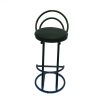 Black cobra bar stools with a black metal frame - BE Event Hire Black cobra bar stools with a black metal frame - BE Event Hire
