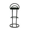 Black cobra bar stools with a black metal frame - BE Event Hire Black cobra bar stools with a black metal frame - BE Event Hire