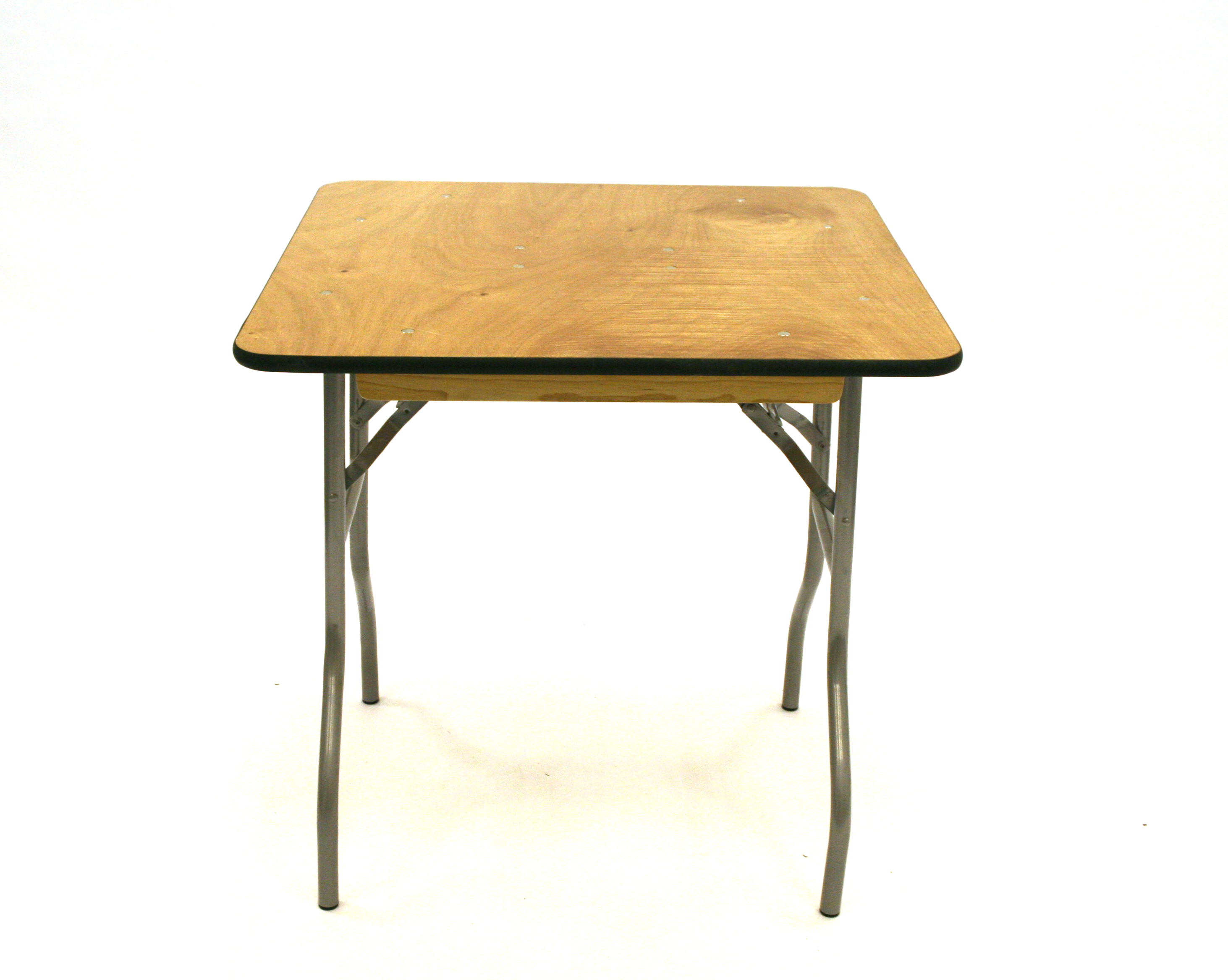 Varnished Trestle Table - 2'6" x 2'6" - Table for Two - BE ...
