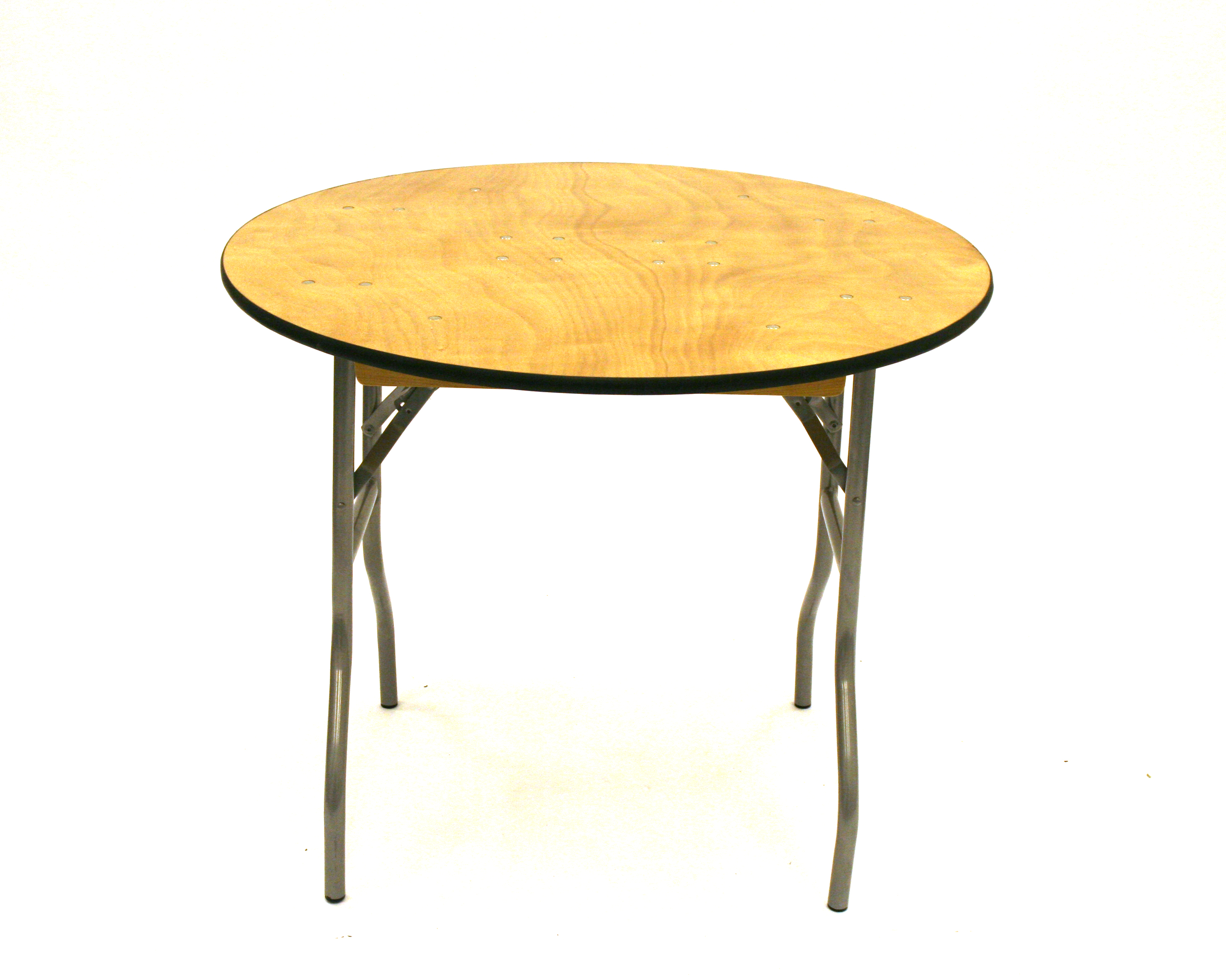Round Banqueting Table - 3" Varnished Table - BE Furniture Sales