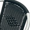 SC-020B 6 Black Rattan Aluminium Chair