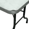 HY-T004 EX 2 Used 6ft Plastic Blowmold Table