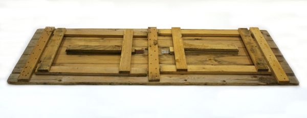 Ex Hire 6'x 2'6'' Wooden Trestle Table - BE Event Hire
