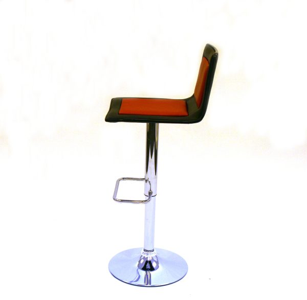 Black & Red Leather Bar Stools - BE Event Hire