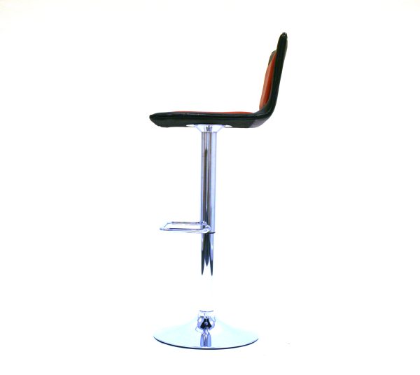 Black & Red Leather Bar Stools - BE Event Hire