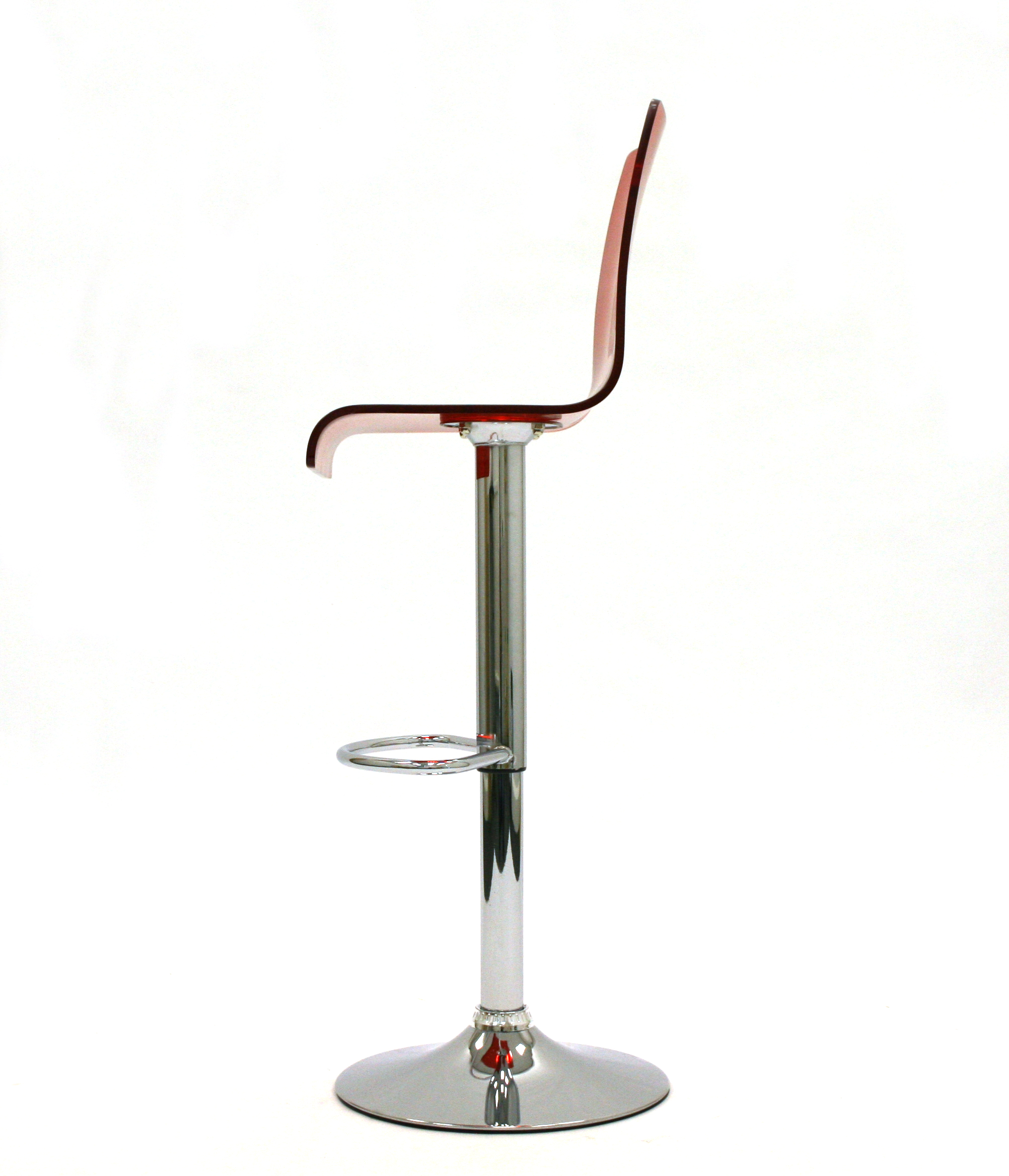 Ex Hire Red Gas Lift Bar Stools - BE Event Hire