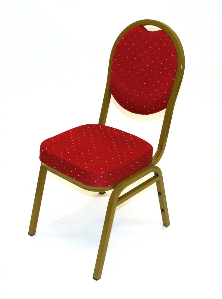 Ex Hire Used Clearance cheap Red Banquet Chair -  BE Event Hire