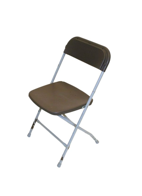 Used Brown Folding Chairs