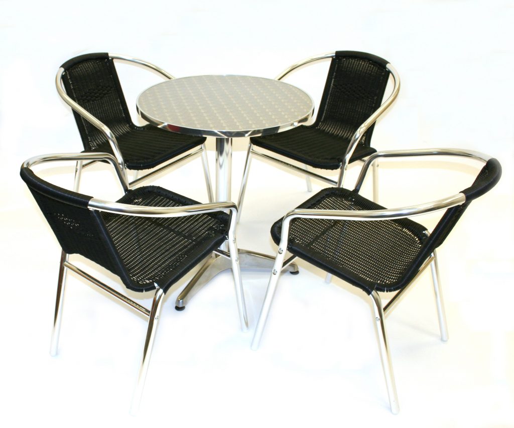 Black Rattan Garden Furniture Set - BE Furniture Sales