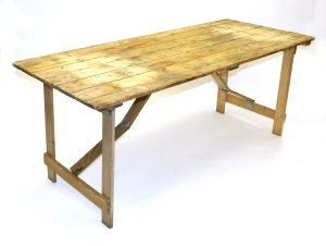 Ex Hire 6'x 2' 6'' Trestle Table - BE Event Hire