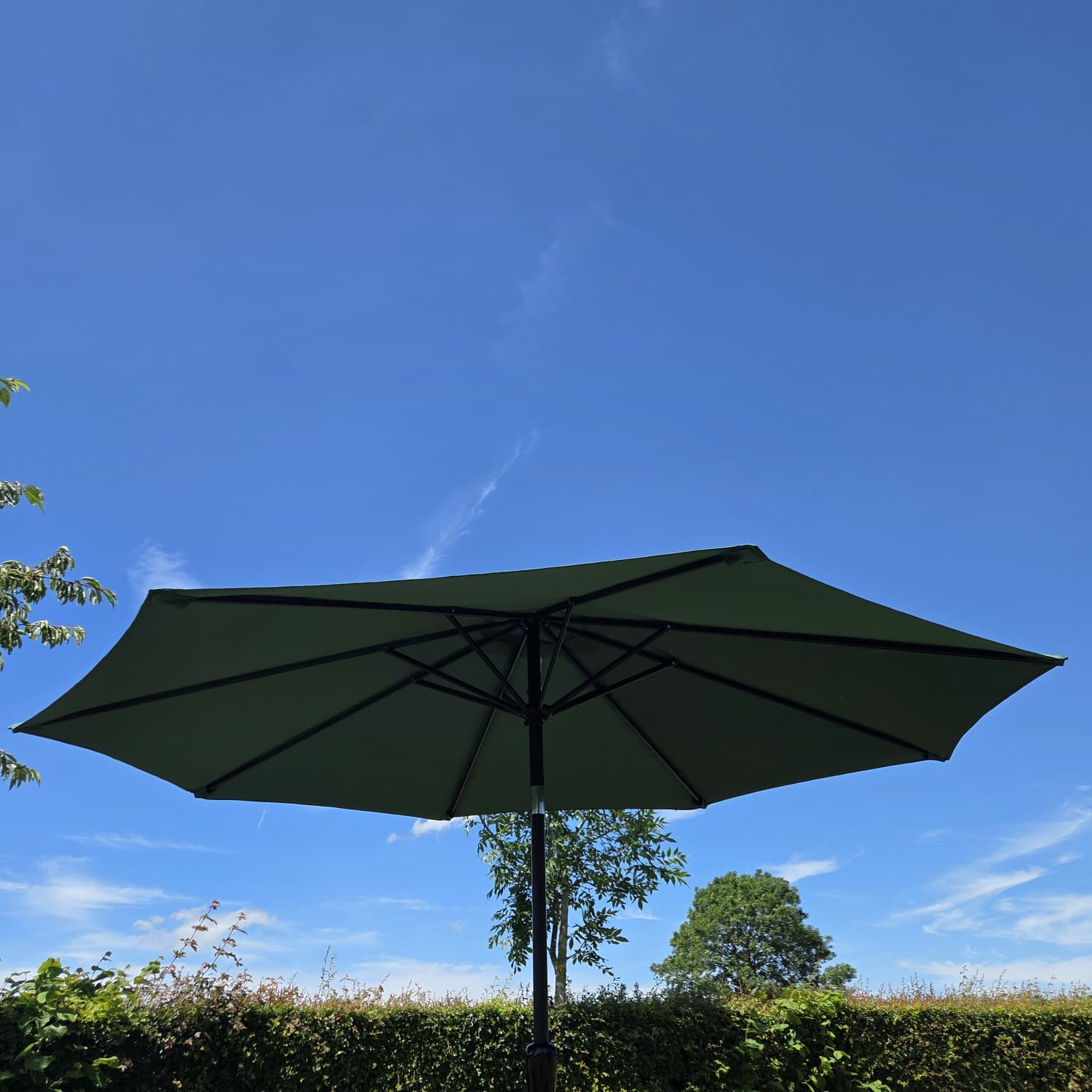 Green Garden Parasol - Patio Umbrella Green Garden Parasol - Patio Umbrella