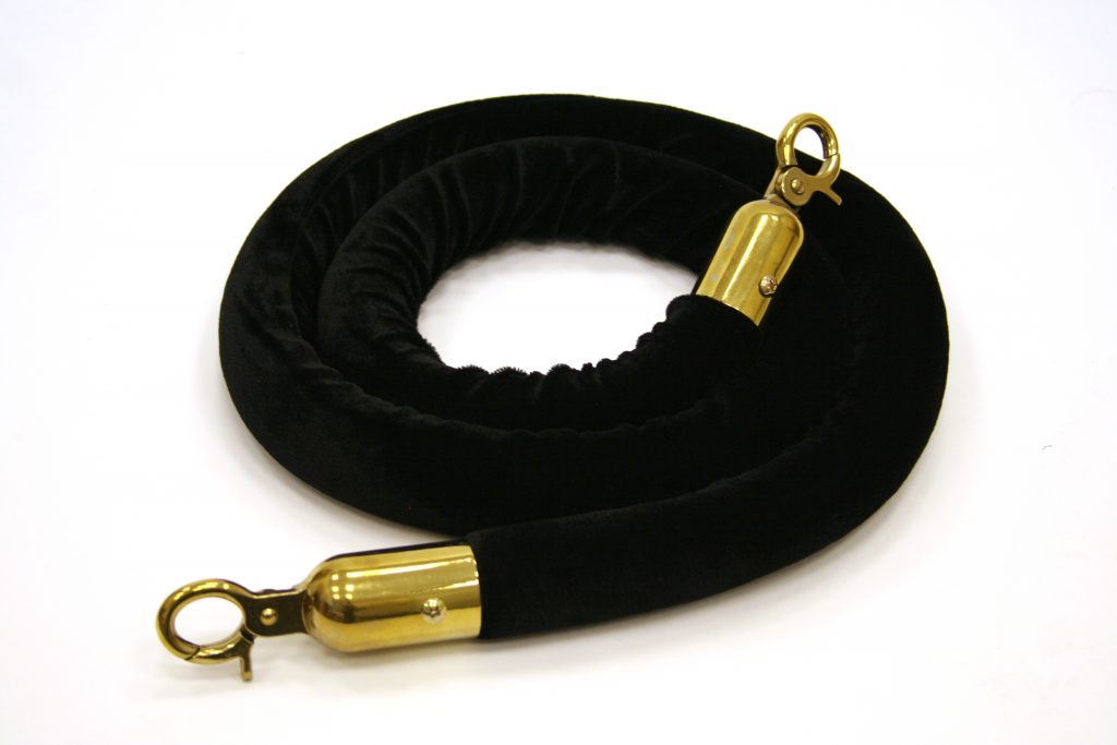 Velvet Barrier Rope (Black) Barrier Post Rope BE Furniture Sales