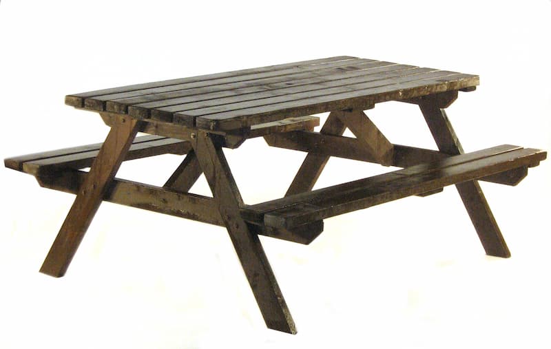 Ex Hire Wooden Picnic Benches Clearance BE Furniture Sales