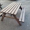 Ex Hire Wooden Picnic Bench Ex Hire Wooden Picnic Bench