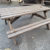 Ex Hire Wooden Picnic Bench Ex Hire Wooden Picnic Bench
