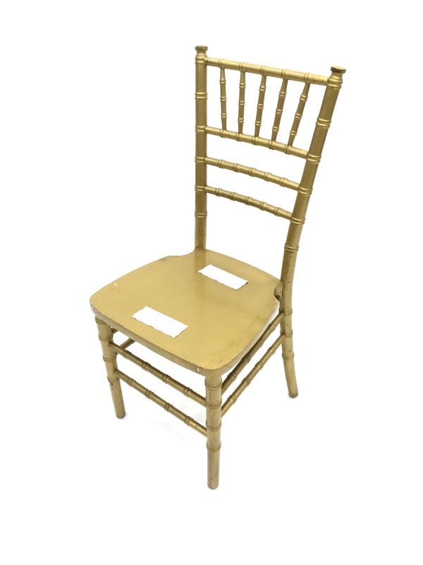 Gold Chiavari Chair (Ex-Hire) (Gilt Chairs) - BE Event Hire