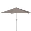 Khaki Umbrella 1 Khaki Garden Umbrella