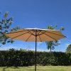 Khaki Garden Parasol - Patio Umbrella Khaki Garden Parasol - Patio Umbrella