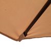 Khaki Umbrella 3 Khaki Garden Umbrella