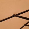 Khaki Umbrella 4 Khaki Garden Umbrella