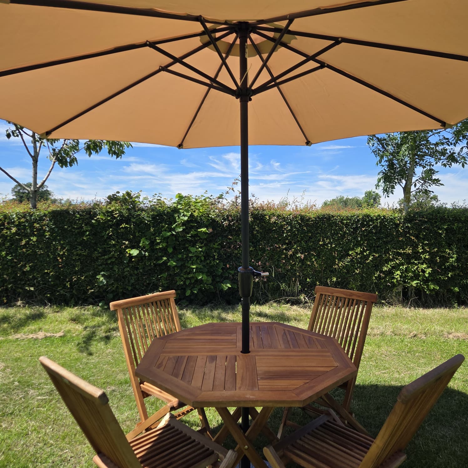 Khaki Garden Parasol - Patio Umbrella Khaki Garden Parasol - Patio Umbrella