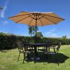 Khaki Garden Parasol - Patio Umbrella Khaki Garden Parasol - Patio Umbrella